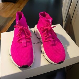 Balenciaga Women's Vibrant Pink Sneakers